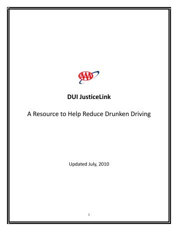 AAA DUI Justice Link