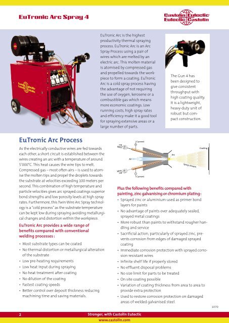 EuTronic Arc Spray 4 system - Eutectic