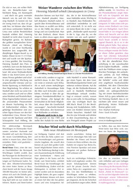 Dolce Vita in Huckarde - Dortmunder & Schwerter Stadtmagazine