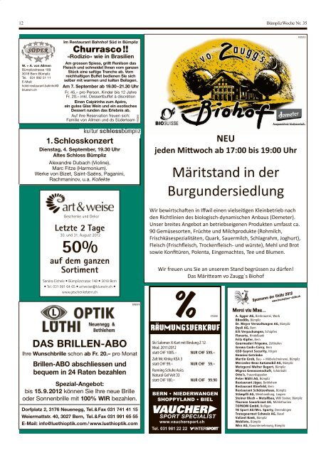 Ausgabe vom 30.08.2012