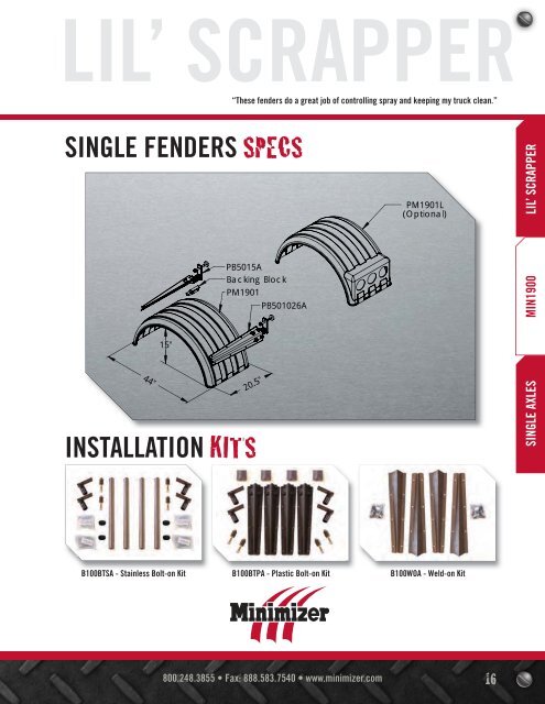 installation - Minimizer