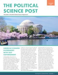 Summer 2019 Political Science Post