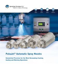 PulsaJet® Automatic Spray Nozzles - Spraying Systems ...