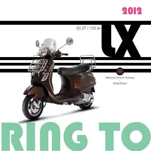 VESPA Modellkatalog 2012 