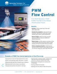 PWM Flow Control - Spraying Systems Co.