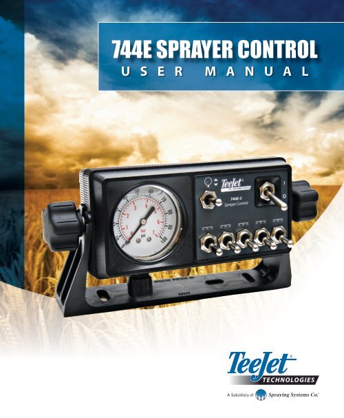 744E SPRAYER CONTROL - TeeJet