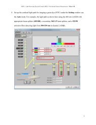 Point Spread Function Protocol Nikon A1R