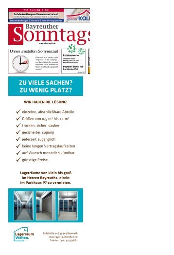 2020-03-28 Bayreuther Sonntagszeitung