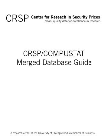 CRSP/COMPUSTAT Merged Database Guide - Emory Goizueta ...