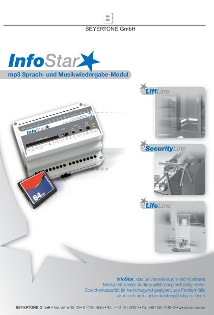 Infostar Modul