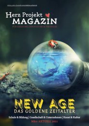 Herz Projekt Magazin #8- Ausgabe NEW AGE - Das Goldene Zeitalter März 2021