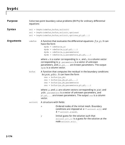 MATLAB Function Reference Volume 1: A - E - Bad Request