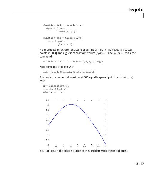 MATLAB Function Reference Volume 1: A - E - Bad Request