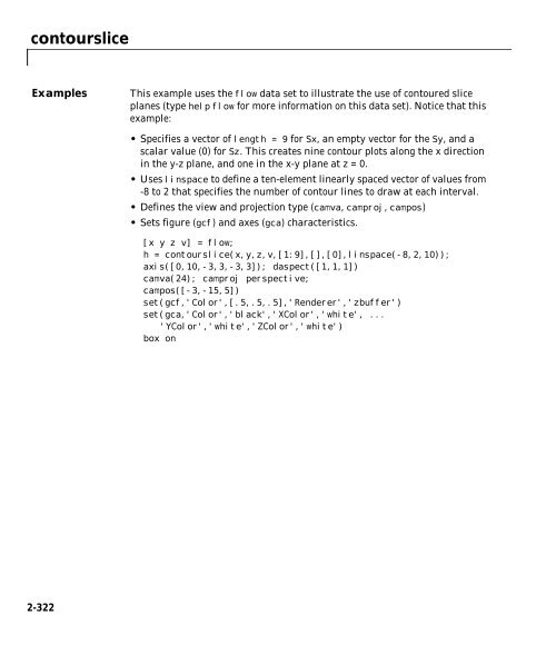 MATLAB Function Reference Volume 1: A - E - Bad Request