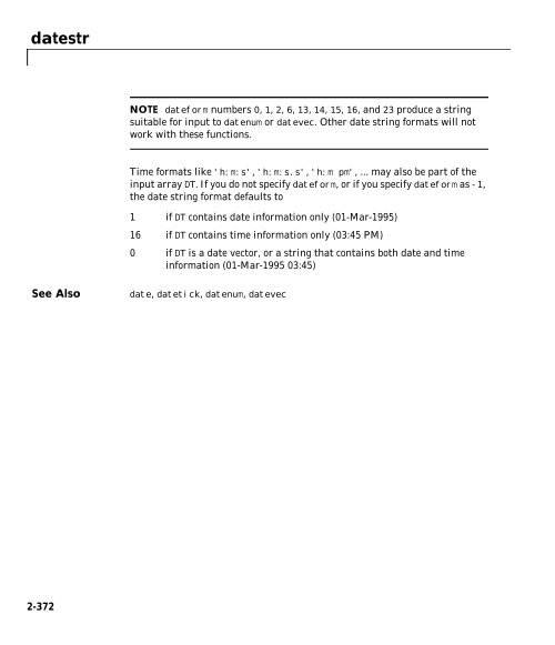 MATLAB Function Reference Volume 1: A - E - Bad Request