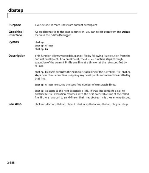 MATLAB Function Reference Volume 1: A - E - Bad Request