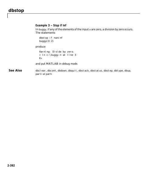 MATLAB Function Reference Volume 1: A - E - Bad Request