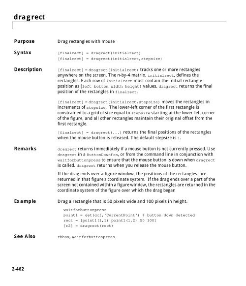 MATLAB Function Reference Volume 1: A - E - Bad Request