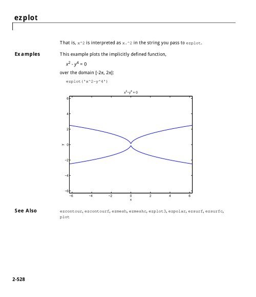 MATLAB Function Reference Volume 1: A - E - Bad Request