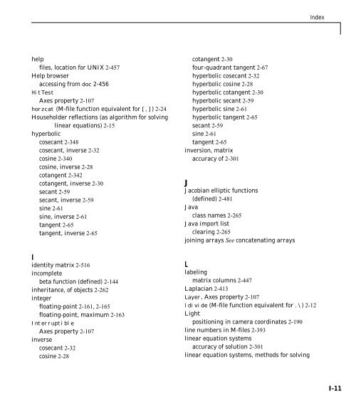 MATLAB Function Reference Volume 1: A - E - Bad Request