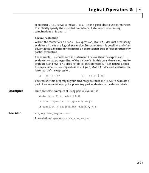 MATLAB Function Reference Volume 1: A - E - Bad Request