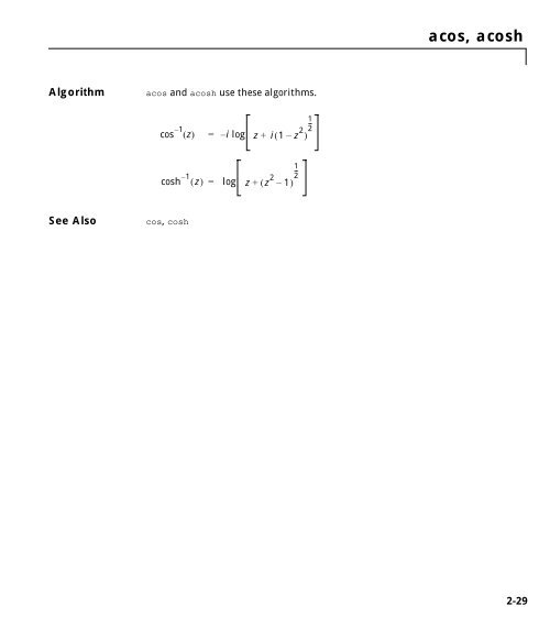 MATLAB Function Reference Volume 1: A - E - Bad Request