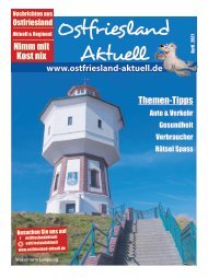 Ostfriesland Aktuell Ausgabe April 2021