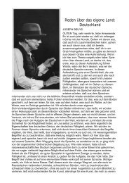 Beuys: Rede über Deutschland