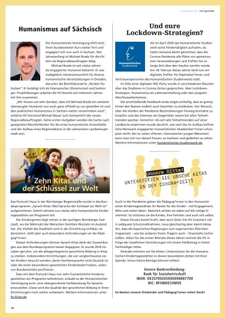 humanistisch! Das Magazin #13 - 2/2021