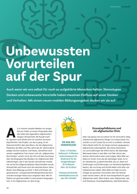 humanistisch! Das Magazin #13 - 2/2021