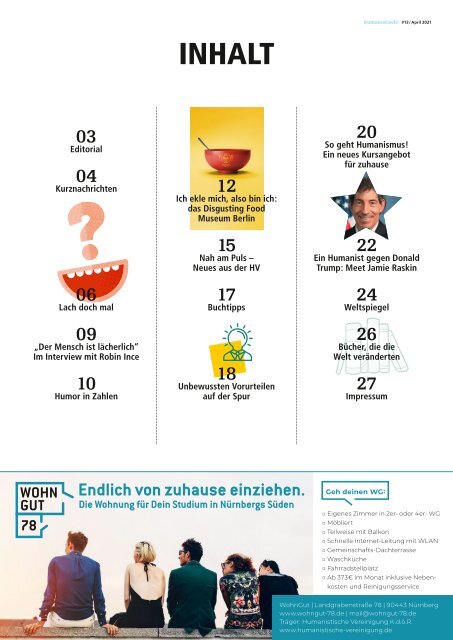 humanistisch! Das Magazin #13 - 2/2021