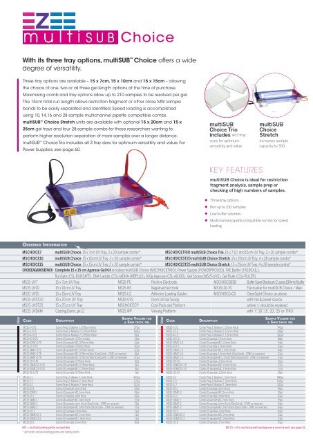 Cleaver Scientific Produktkatalog