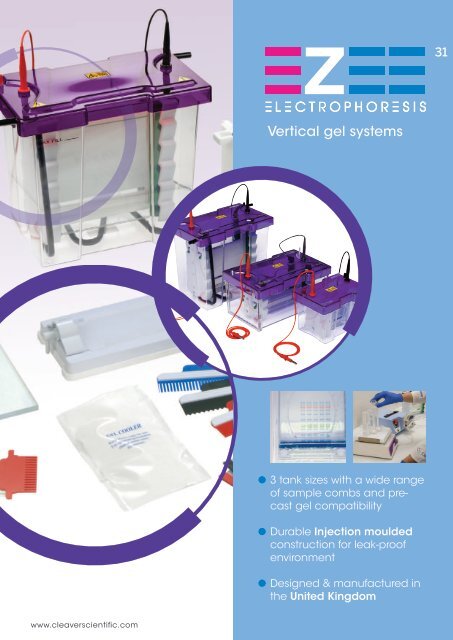 Cleaver Scientific Produktkatalog