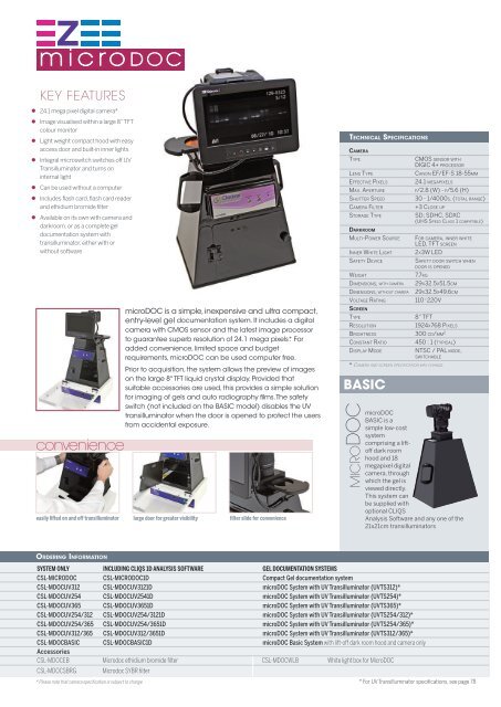 Cleaver Scientific Produktkatalog