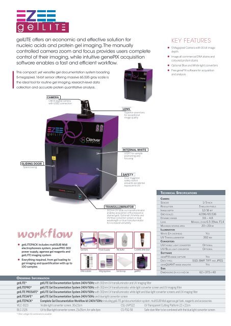 Cleaver Scientific Produktkatalog