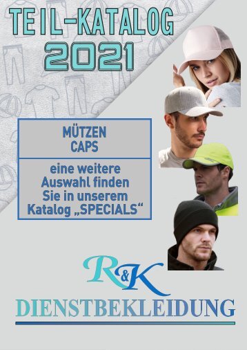 2021 Teilkatalog Mützen + Caps