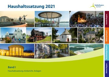 Band I - Haushaltssatzung, Vorbericht, Anlagen