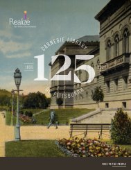 Carnegie Library of Pittsburgh 125th Anniversary - Realize: Our Power, Our Potential