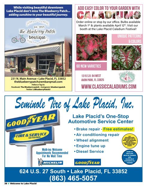 Lake Placid Chamber Directory