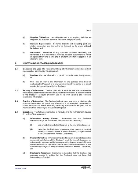 Mutual Non-Disclosure Agreement Template 