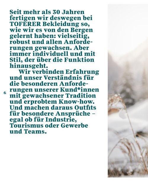 Toferer Katalog 2021-22