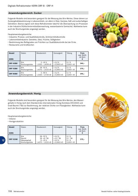 Kern Mikroskopie und Refraktometer 2021