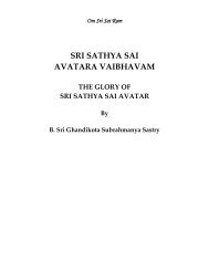 Sri Sathya Sai Avatara Vaibhavam - Book - Sai Darshan