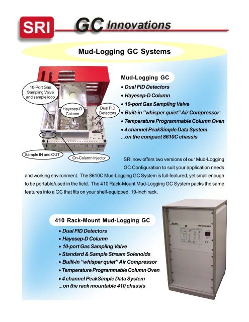 Mud-Logging GC System - SRI Instruments