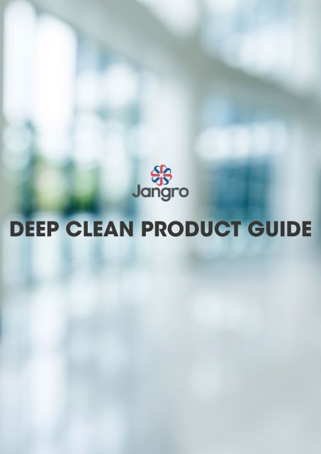 Deep Clean Product Guide