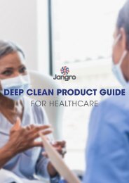 Deep Clean Product Guide - Healthcare