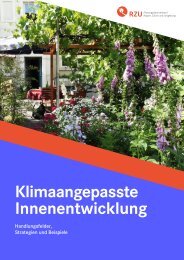 Klimaangepasste Innenentwicklung