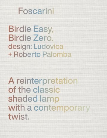 FOSCARINI_Catalog_Birdie-Collection_01-2021_EN-IT