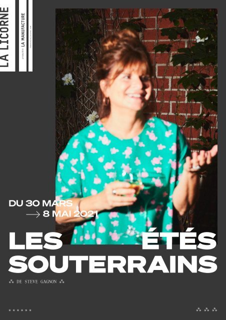 Programme de soirée - Les étés souterrains