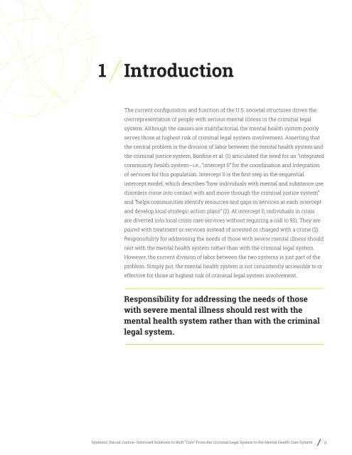 Systemic, Racial Justice–Informed Solutions to Shift “Care” From the Criminal Legal System to the Mental Health Care System